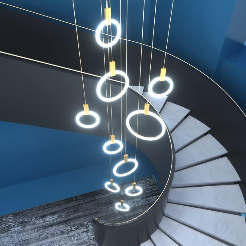 Modern Bubble Crystal LED Pendant Light with Aluminum Body and Remote Control Dimming