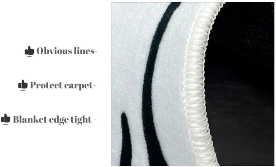 Ultra Soft Plush Area Rug with Non-Slip Backing and High-Density Cushion Layer