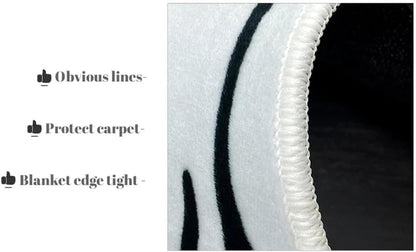 Ultra Soft Plush Area Rug with Non-Slip Backing and High-Density Cushion Layer