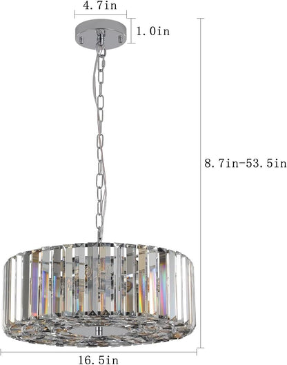 Luxury K9 Crystal Chandelier with Sand Gold and Black Metal Frame
