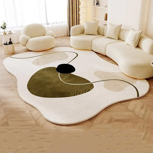 Ultra Soft Plush Area Rug with Non-Slip Backing and High-Density Cushion Layer