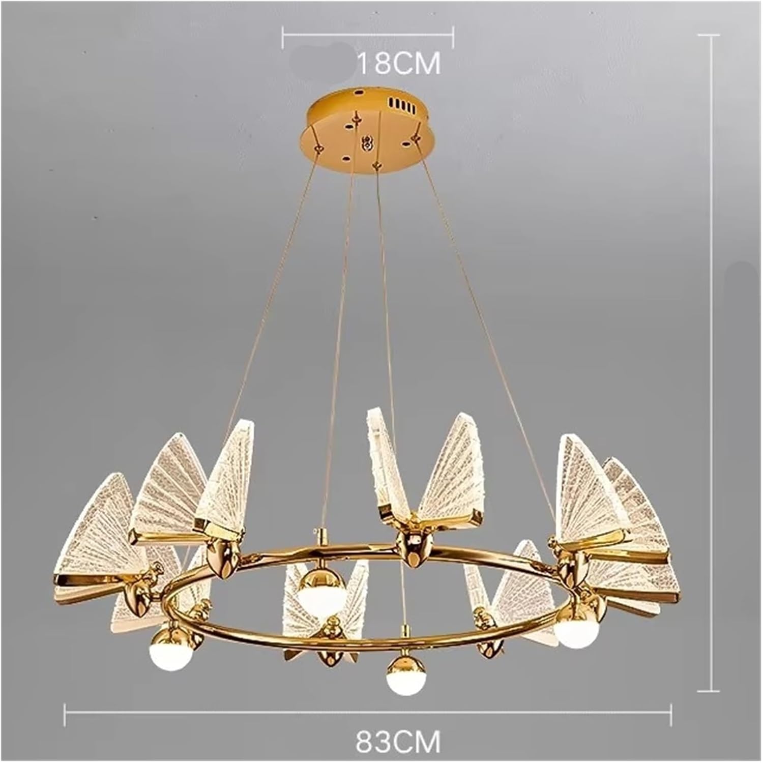 Modern Luxury LED Ceiling Chandelier with Adjustable Height and Energy Efficient Lighting