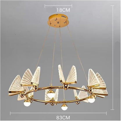 Modern Luxury LED Ceiling Chandelier with Adjustable Height and Energy Efficient Lighting