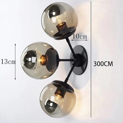 GlowNest 3-Light Wall Sconce Set ✨💡 | Modern Creative Ambient Lighting 🌙🔥