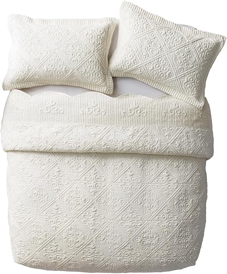 🛏️✨ Elegant Quilted Bedspread Set | Soft Cozy Bedding Decor 🏡💫