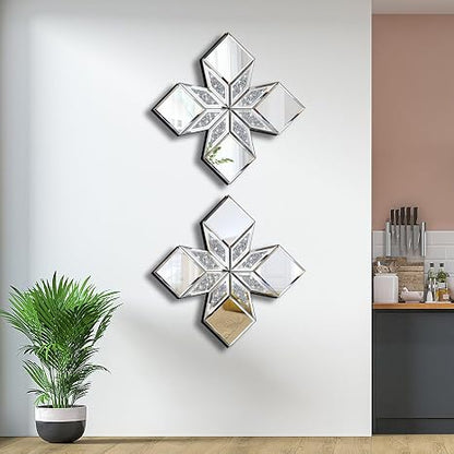 💎 Crushed Diamond Wall Decor ✨ | Luxury Sparkle Decorative Panel 🏡💫