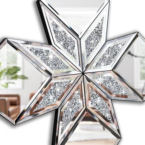 💎 Crushed Diamond Wall Decor ✨ | Luxury Sparkle Decorative Panel 🏡💫