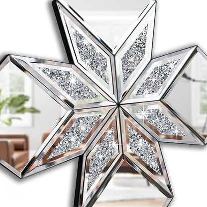 💎 Crushed Diamond Wall Decor ✨ | Luxury Sparkle Decorative Panel 🏡💫