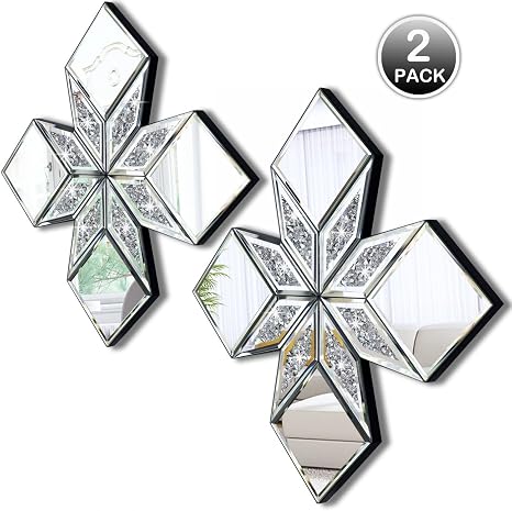 💎 Crushed Diamond Wall Decor ✨ | Luxury Sparkle Decorative Panel 🏡💫