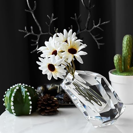 ✨💎 Crystal Faceted Decorative Centerpiece Ornament |Sparkling Home Decor Accent ✨🌿