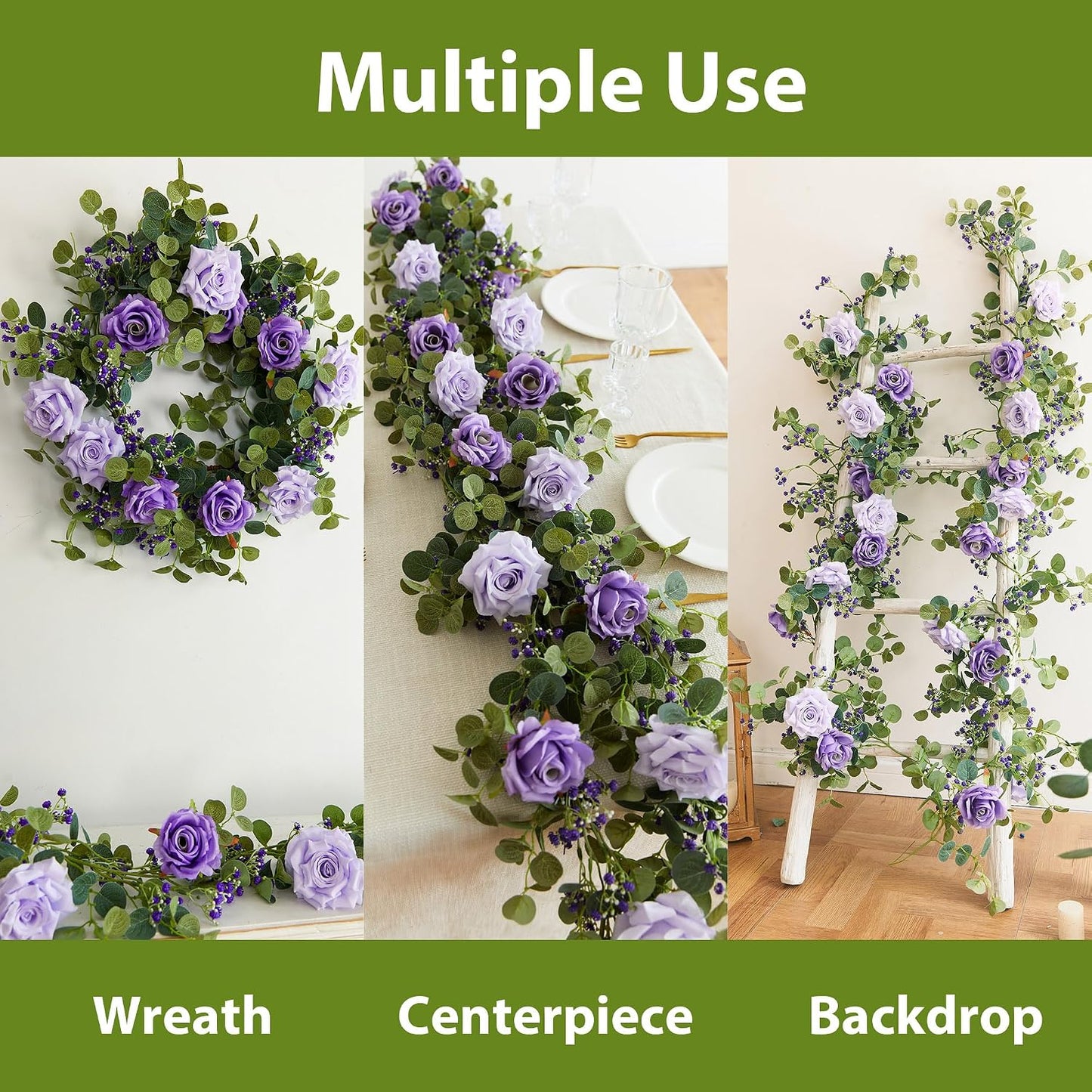 🌿 Artificial Eucalyptus & Gypsophila Bouquet 💐✨ | Realistic Faux Greenery Home Decor 🏡💫